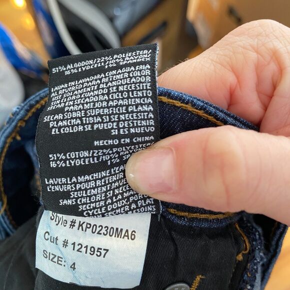 Kut From The Kloth Blue Connie High Rise Slim Fit Raw V-Cut Ankle Hem Jeans 4 - Picture 11 of 13